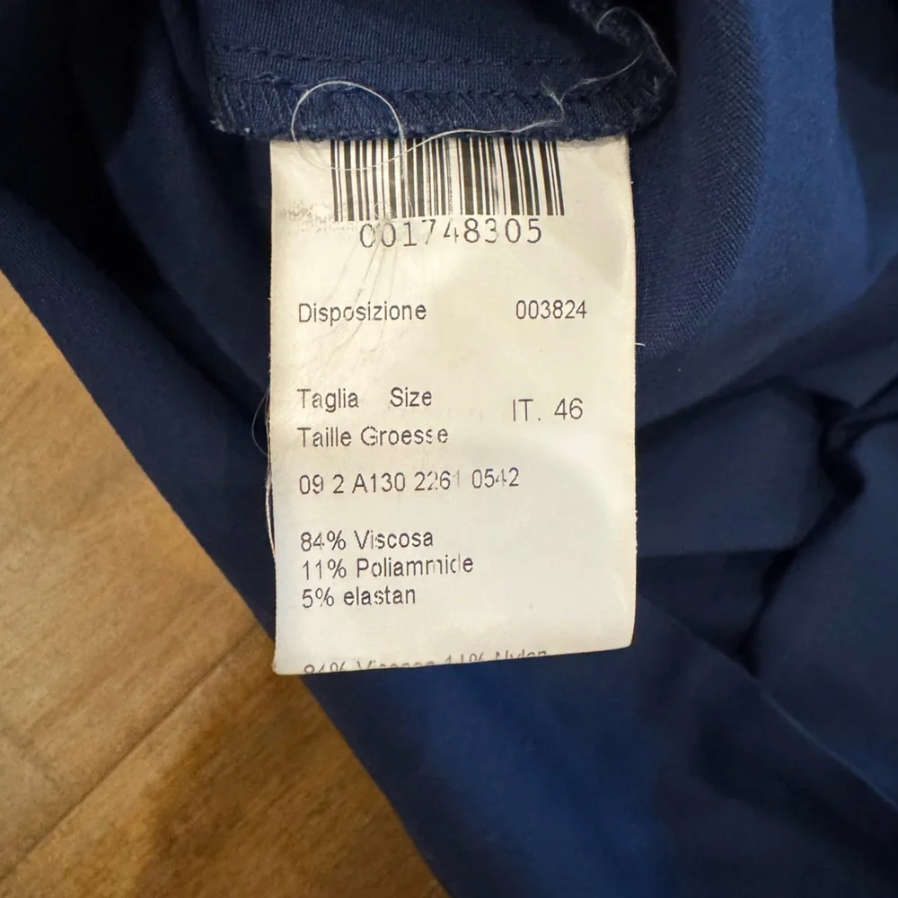 Piazza Sempione - Navy Long Sleeve V-Back Dress - Picture 8 of 11